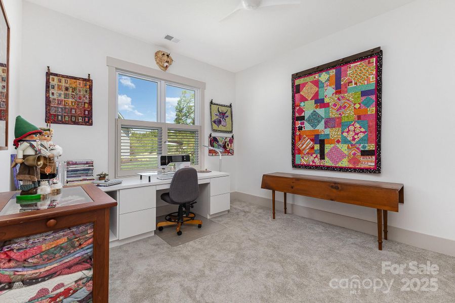 Guest room which also makes an awesome craft room! Guest room which also makes an awesome craft room!