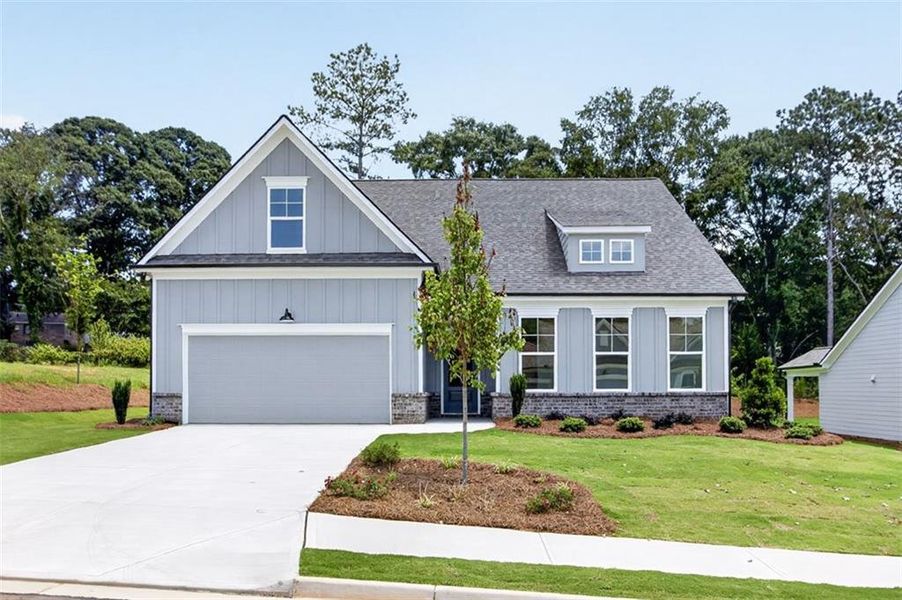 Front exterior of a new home in , Athens, GA, highlighting curb appeal (Image 24).