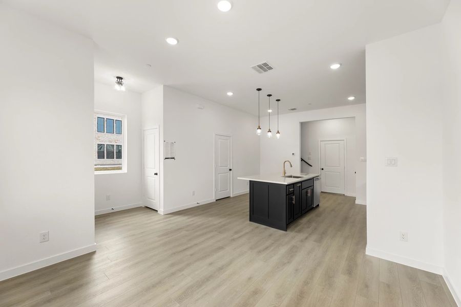 Open Kitchen-Living Room