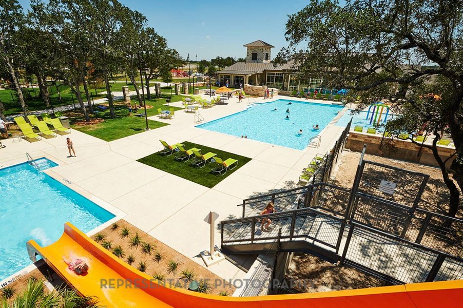 Community amenities in Santa Rita Ranch: 40-45ft. lots, Liberty Hill (Image 4).