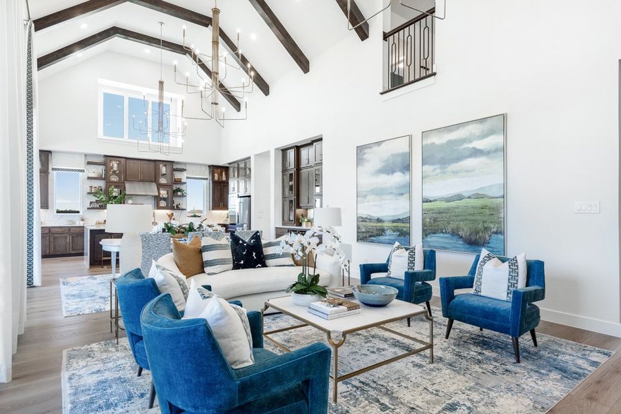 Representative Family Room - some options shown