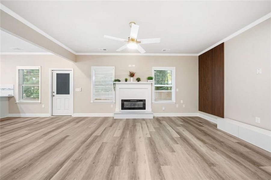 Furnished interior view inside a new home in , Lawrenceville (Image 9).