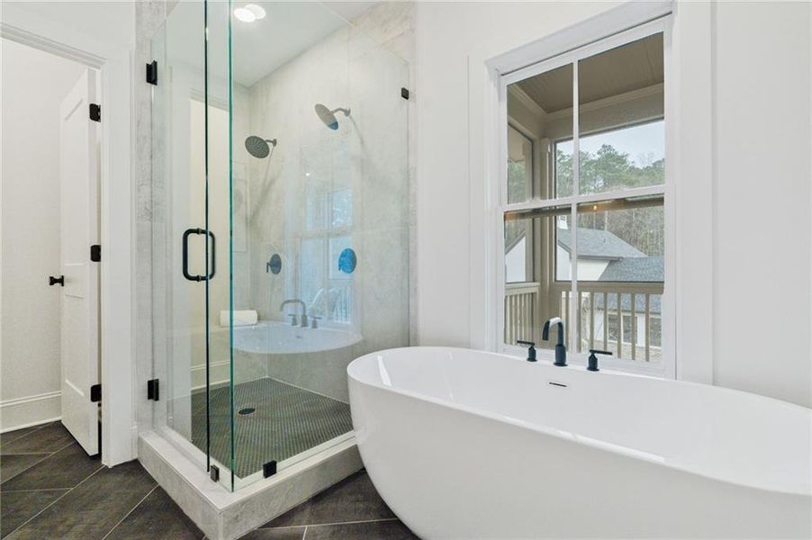 Furnished interior view inside a new home in Pendergrast Farm, Atlanta (Image 60).