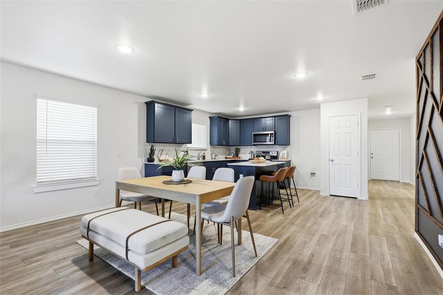 Furnished interior view inside a new home in Newberry Point, Fort Worth (Image 7).
