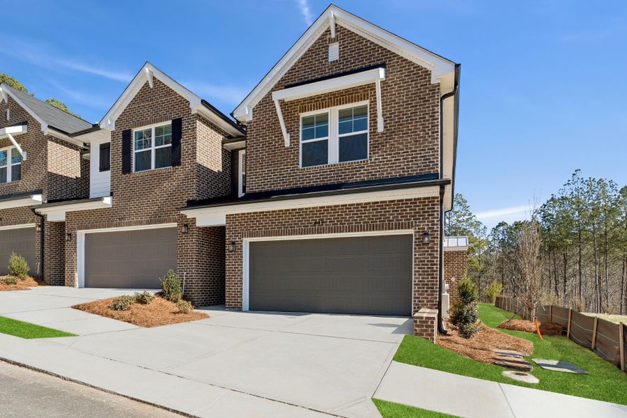 Front exterior of a new home in Grandview Terrace, Canton, GA, highlighting curb appeal (Image 19).