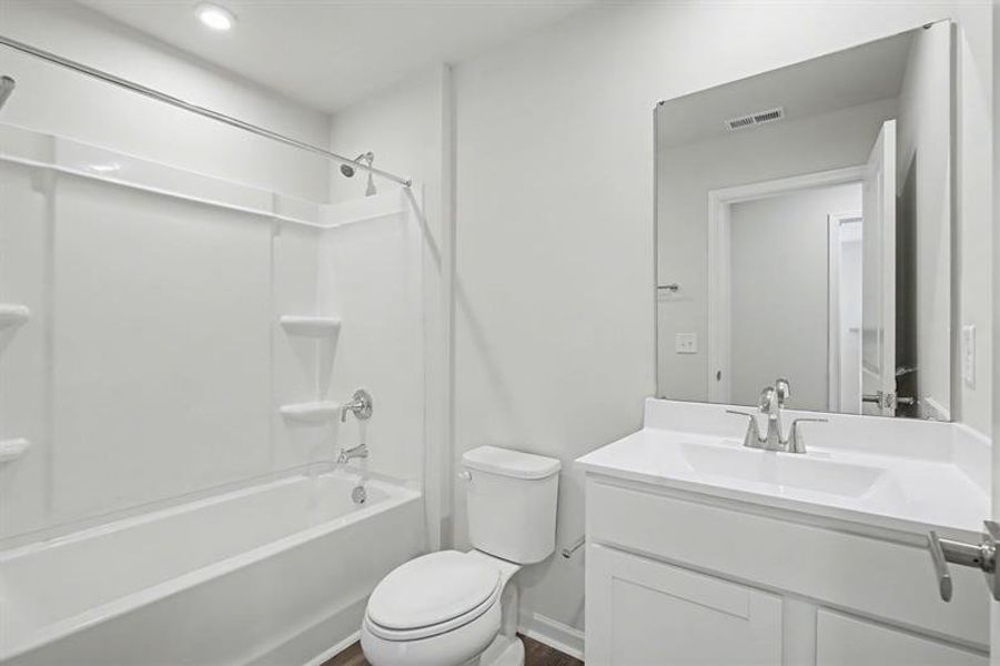 Furnished interior view inside a new home in Sterling Oaks, Ash (Image 8). Furnished interior view inside a new home in Sterling Oaks, Ash (Image 8).