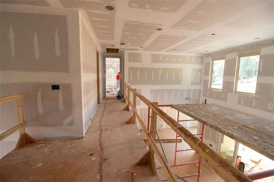 In-progress construction of a new home in , Monroe, GA (Image 27).