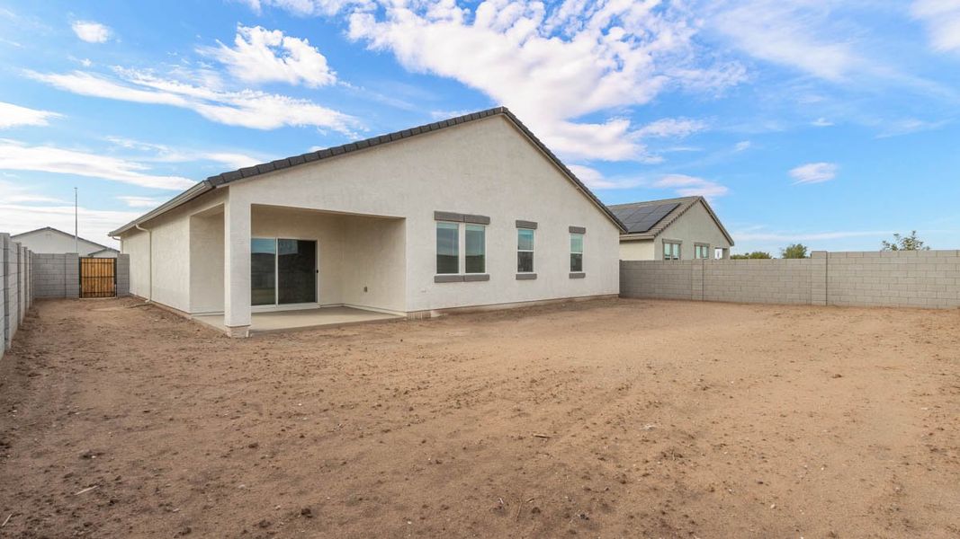 Representative exterior photo of a completed home built from the Holden by D.R. Horton in Carlton Commons, Casa Grande, AZ (Image 18).