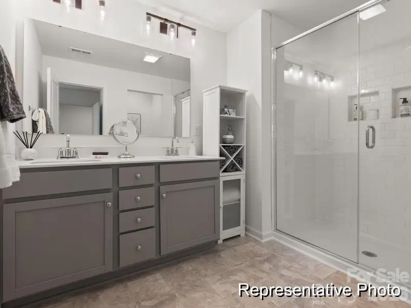 Furnished interior view inside a new home in , Clover (Image 10).