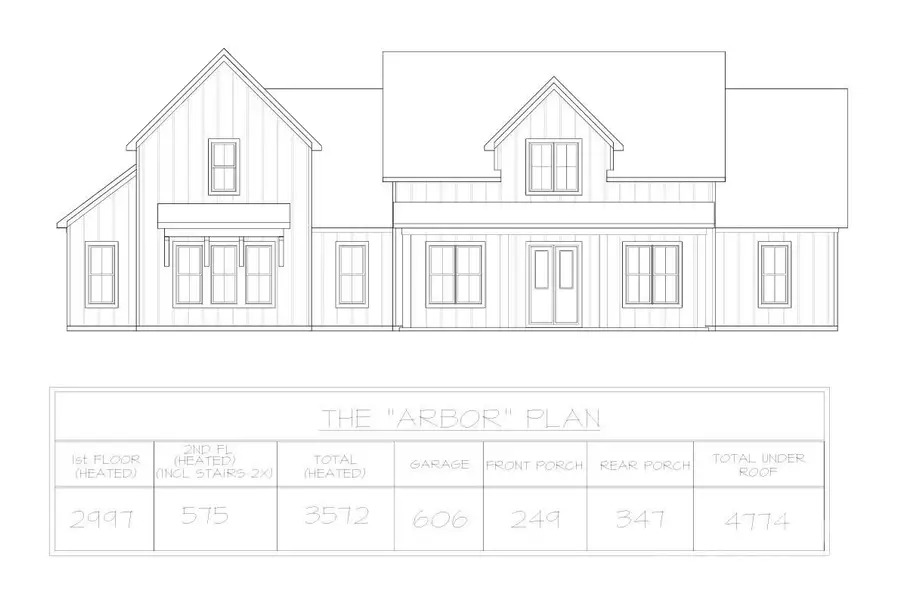 Exterior rendering of this home design in , Stanfield, NC (Image 3).