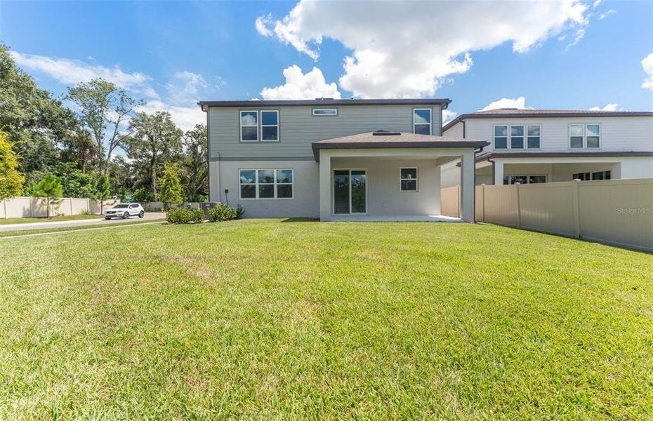 Exterior details and patio area of a home in Riversedge, Riverview (Image 3). Exterior details and patio area of a home in Riversedge, Riverview (Image 3).