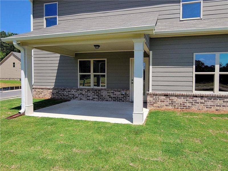 Exterior details and patio area of a home in , Grayson (Image 15).