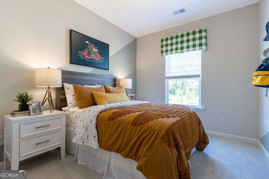 Furnished interior view inside a new home in Bryson Farms, Byron (Image 23).