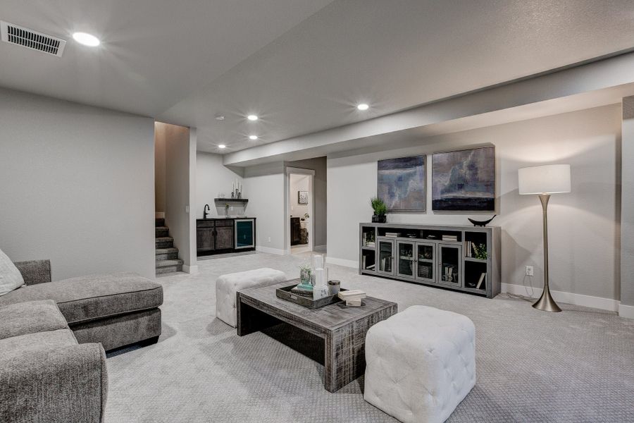 Representative furnished interior of a home built from the The Avalon by Landmark Homes in Vernazza, Windsor (Image 39).