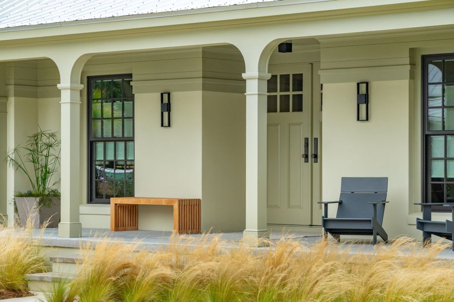 Front exterior of a new home in , Mount Pleasant, SC, highlighting curb appeal (Image 23).