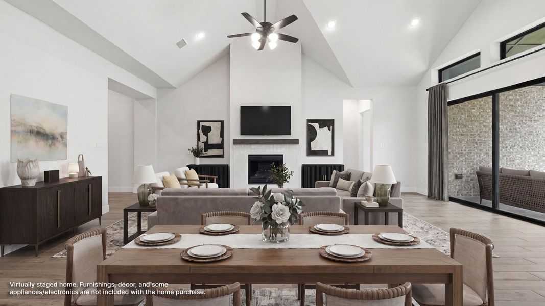 Furnished interior view inside a new home in The Parks at Wilson Creek, Celina (Image 7).
