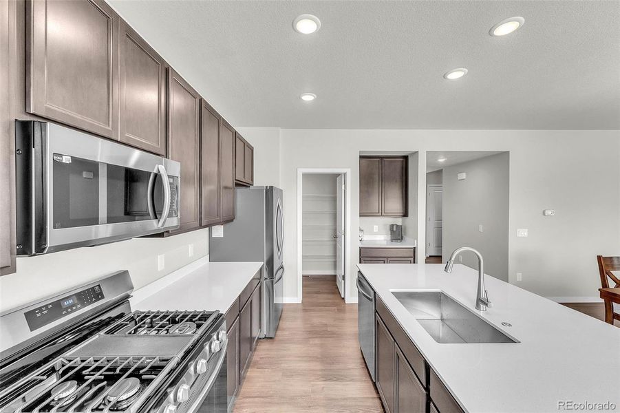 Furnished interior view inside a new home in , Fountain (Image 9).