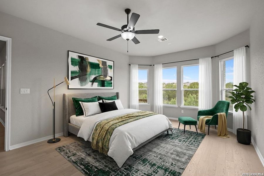 Furnished interior view inside a new home in Homestead, Schertz (Image 14).