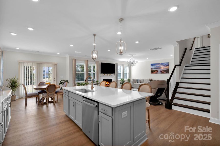 Furnished interior view inside a new home in Whitaker Pointe, Huntersville (Image 11).