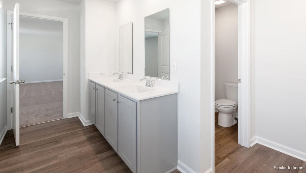 Furnished interior view inside a new home in Grayson Park, Leland (Image 12).