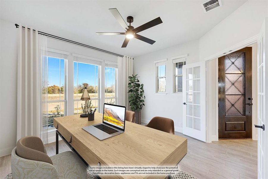 Furnished interior view inside a new home in Hampton Park, Glenn Heights (Image 10).