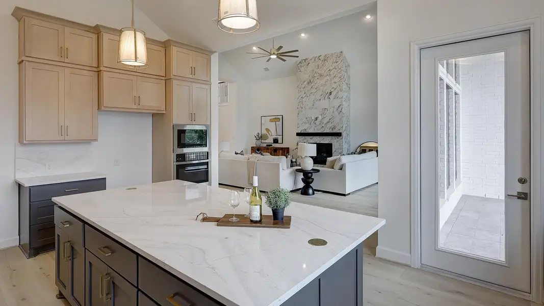 Representative furnished interior of a home built from the 4296W by Perry Homes in Riceland, Mont Belvieu (Image 7).