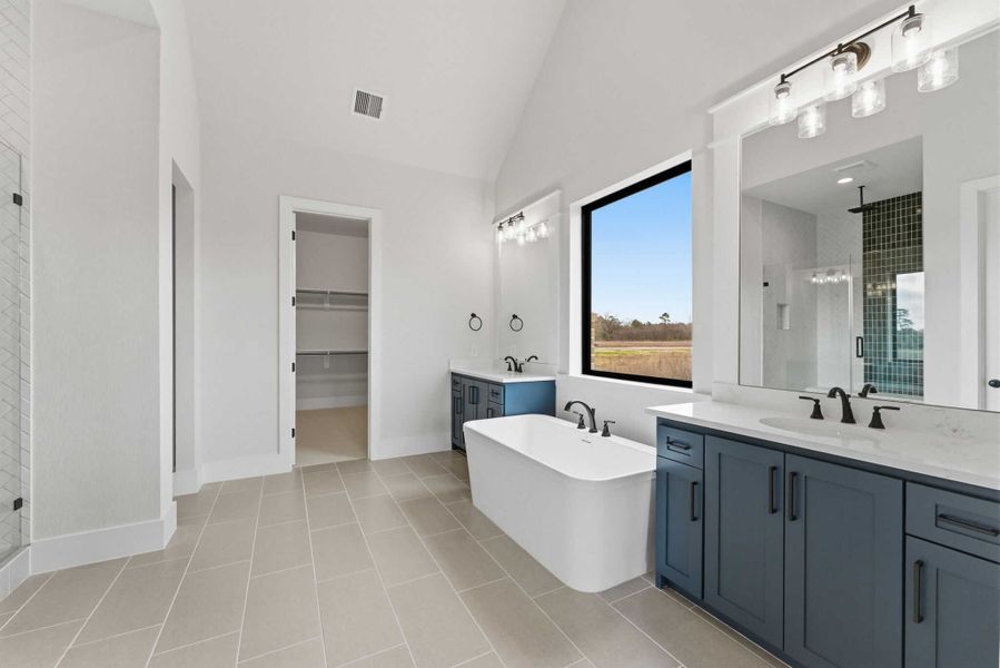 Furnished interior view inside a new home in The Manors, New Waverly (Image 11). Furnished interior view inside a new home in The Manors, New Waverly (Image 11).