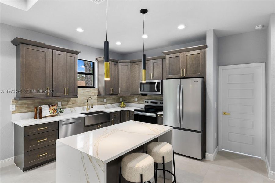 Furnished interior view inside a new home in , North Port (Image 14).