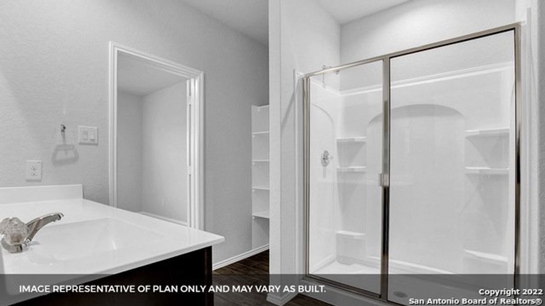 Furnished interior view inside a new home in Brookstone Creek, San Antonio (Image 6).