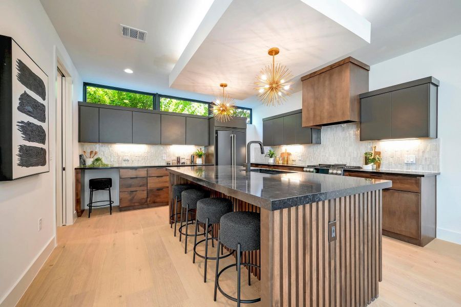 Furnished interior view inside a new home in , Austin (Image 12). Furnished interior view inside a new home in , Austin (Image 12).