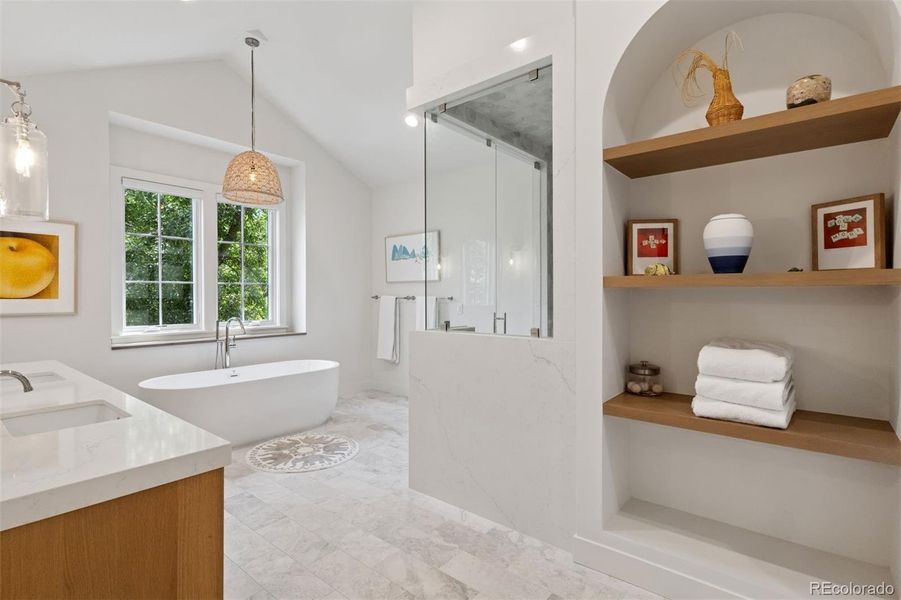 Furnished interior view inside a new home in , Denver (Image 6).