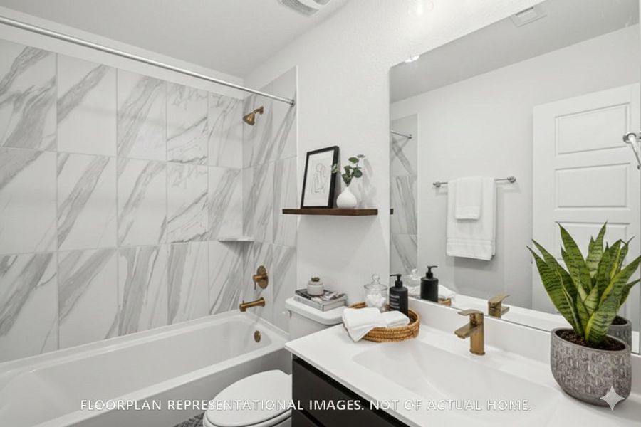 Furnished interior view inside a new home in Hallimore Ranch, Rosenberg (Image 15). Furnished interior view inside a new home in Hallimore Ranch, Rosenberg (Image 15).