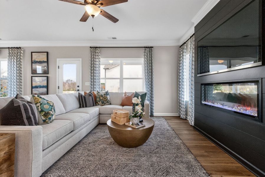 Furnished interior view inside a new home in Cape Overlook, Lillington (Image 7).