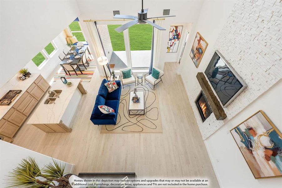 Furnished interior view inside a new home in Star Ranch, Godley (Image 12).
