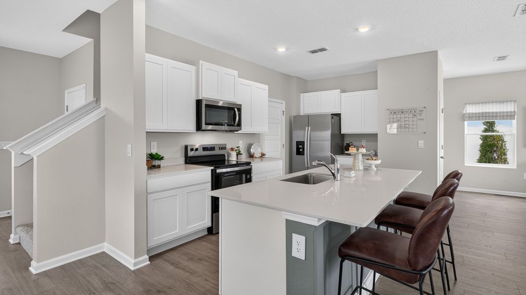 Furnished interior view inside a new home in Rookery, Green Cove Springs (Image 5).