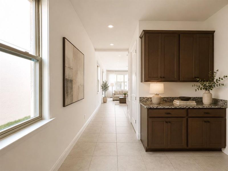 Furnished interior view inside a new home in , Orlando (Image 31).