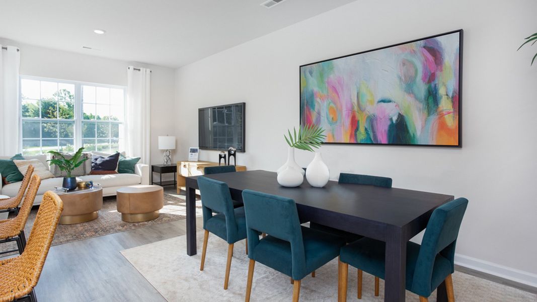 Furnished interior view inside a new home in Henley Ridge, Graham (Image 6).