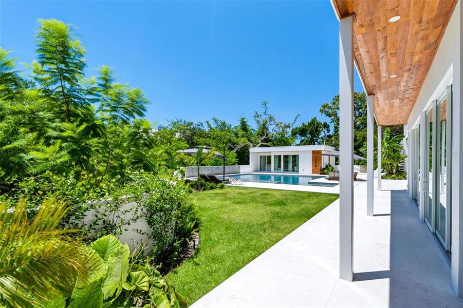 Exterior details and patio area of a home in , Sarasota (Image 39).