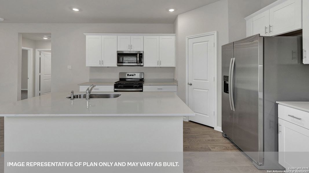 Furnished interior view inside a new home in Whisper South, San Marcos (Image 9).