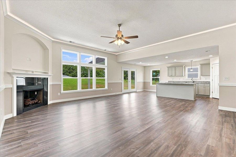 Spacious, unfurnished interior of a new home in Davis Heights, Inman (Image 26). Spacious, unfurnished interior of a new home in Davis Heights, Inman (Image 26).