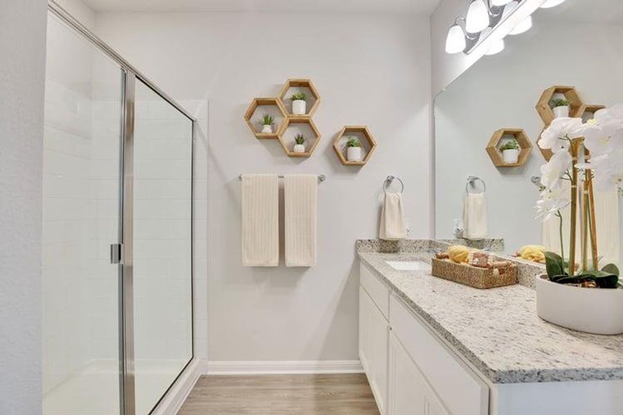 Furnished interior view inside a new home in Trinity Ranch, Elgin (Image 9).