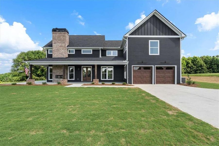 Front exterior of a new home in , Roopville, GA, highlighting curb appeal (Image 32).