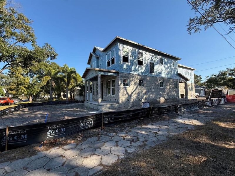 In-progress construction of a new home in , St. Petersburg, FL (Image 14).