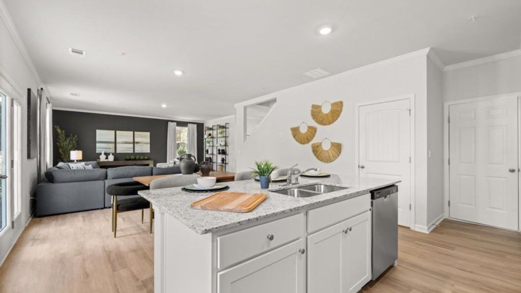 Furnished interior view inside a new home in Creekview, Atlanta (Image 15).