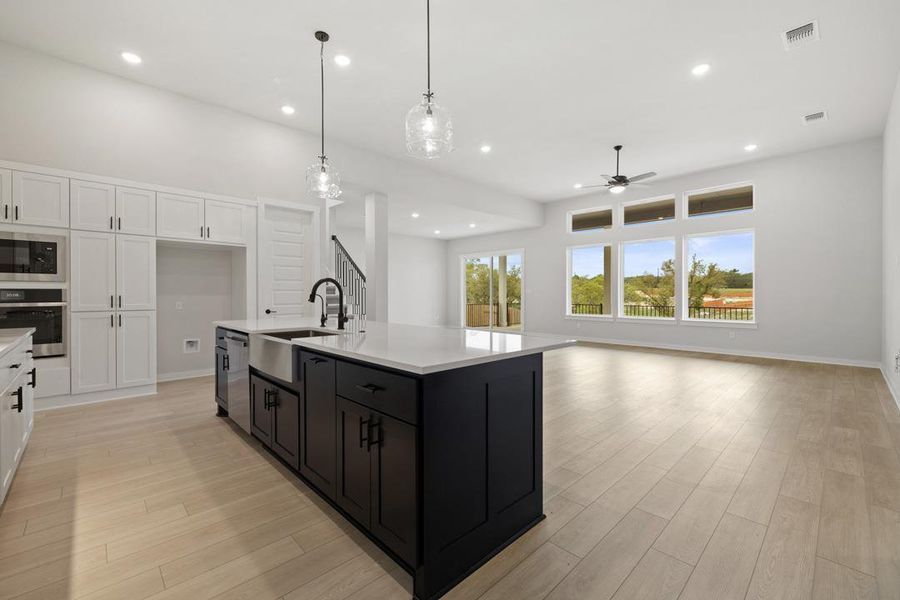 Furnished interior view inside a new home in Capitol Collection at Lariat, Liberty Hill (Image 11). Furnished interior view inside a new home in Capitol Collection at Lariat, Liberty Hill (Image 11).