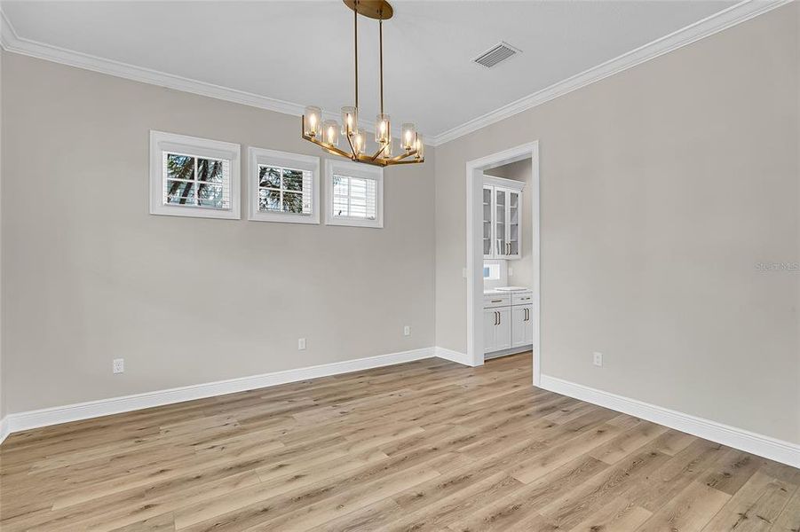 OFF TO THE LEFT DINING ROOM OFF TO THE LEFT DINING ROOM