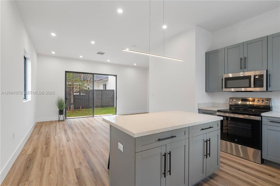 Furnished interior view inside a new home in , Miami (Image 12).