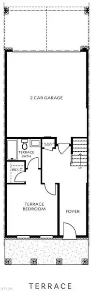 2D floor plan layout of this home in Waterhaven, Cumming, GA (Image 4).