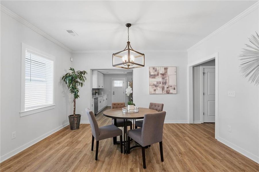 Furnished interior view inside a new home in , Atlanta (Image 12).