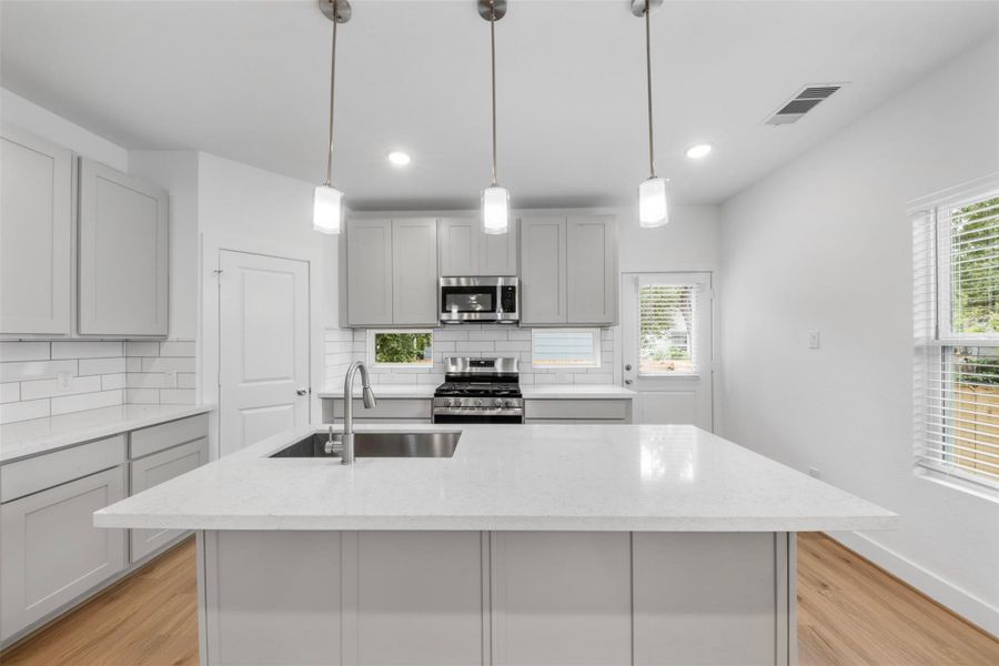 Furnished interior view inside a new home in , Houston (Image 8). Furnished interior view inside a new home in , Houston (Image 8).